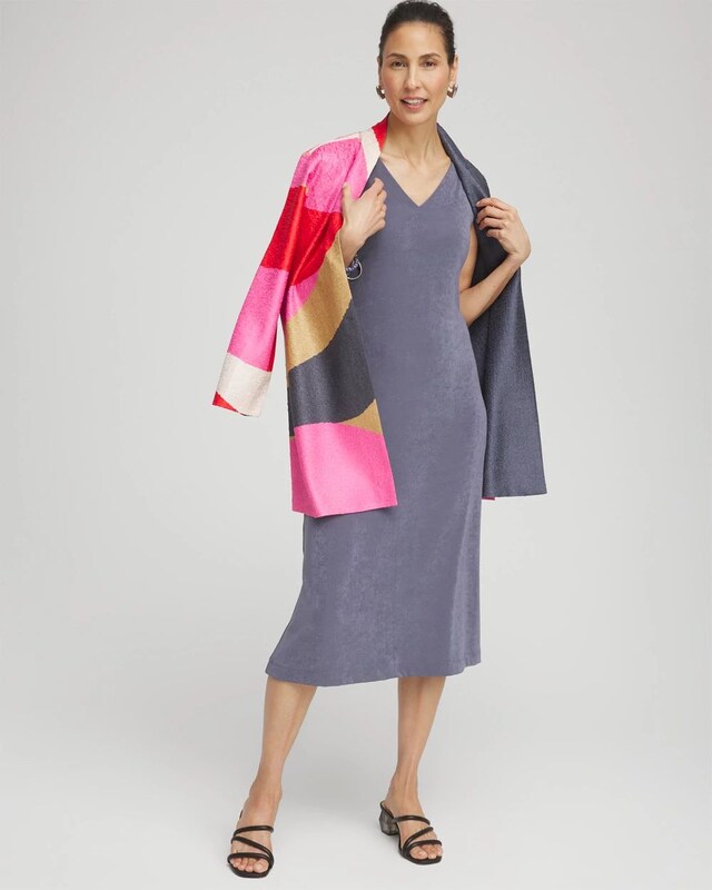 Travelers V-neck Dress - image 2